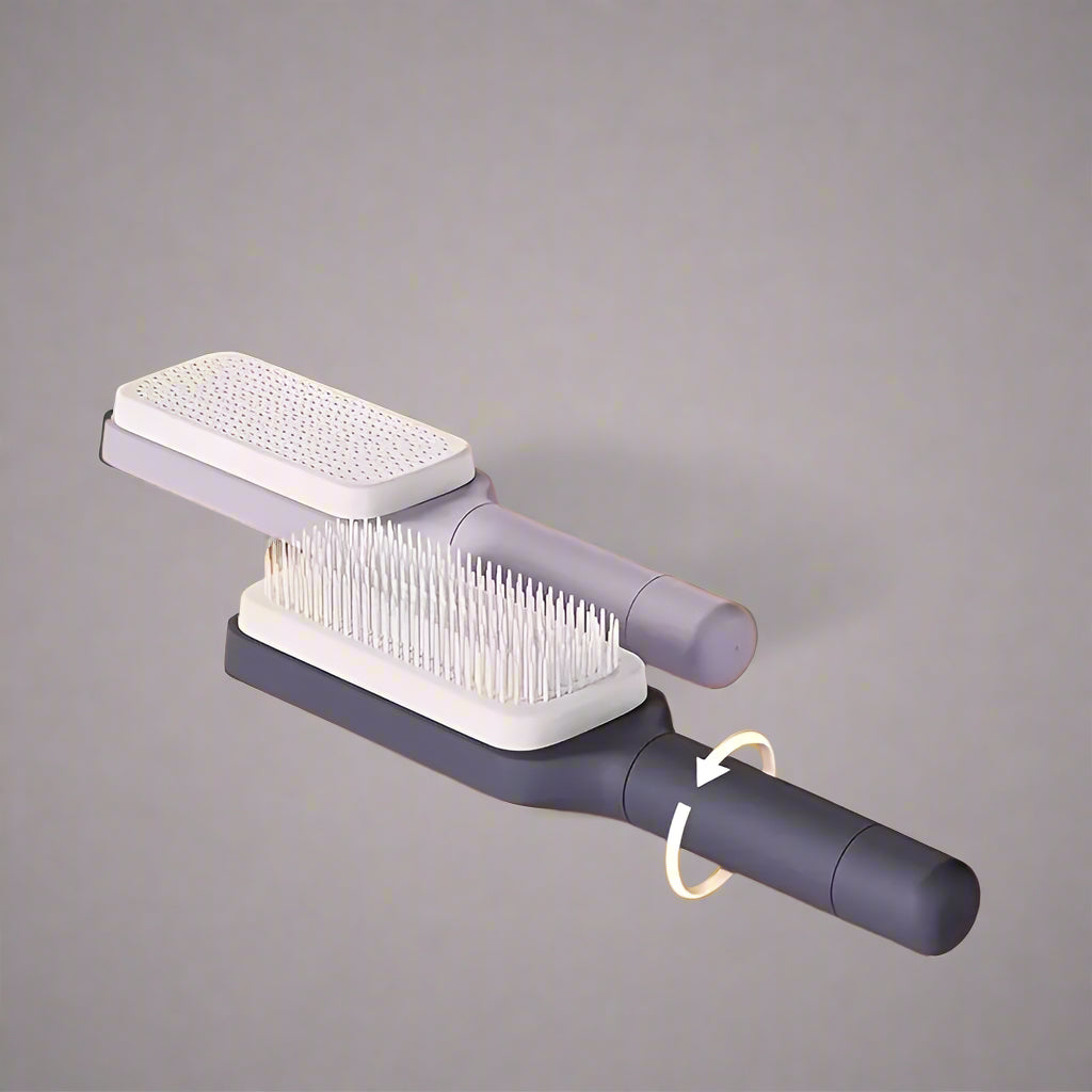 Self Cleaning Hairbrush